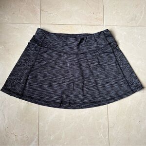 Jockey Gray and Black Atheletic Skort